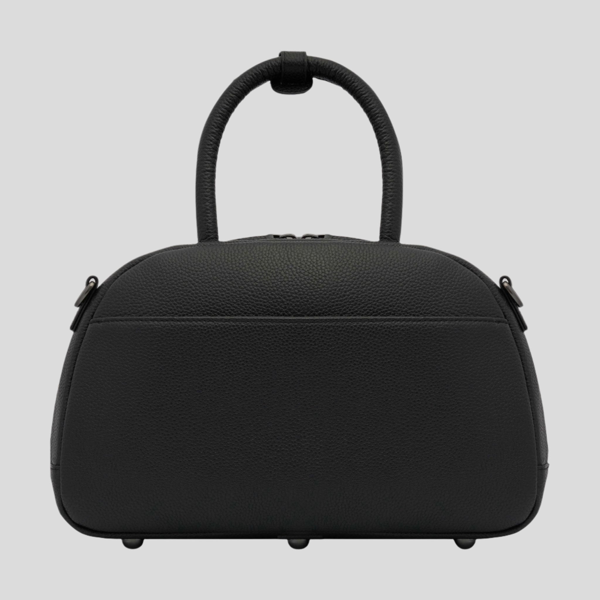 Stylish Black Bowler Crossbody Top Handle Bag for Women - Perfect for Work, Travel & Everyday Use