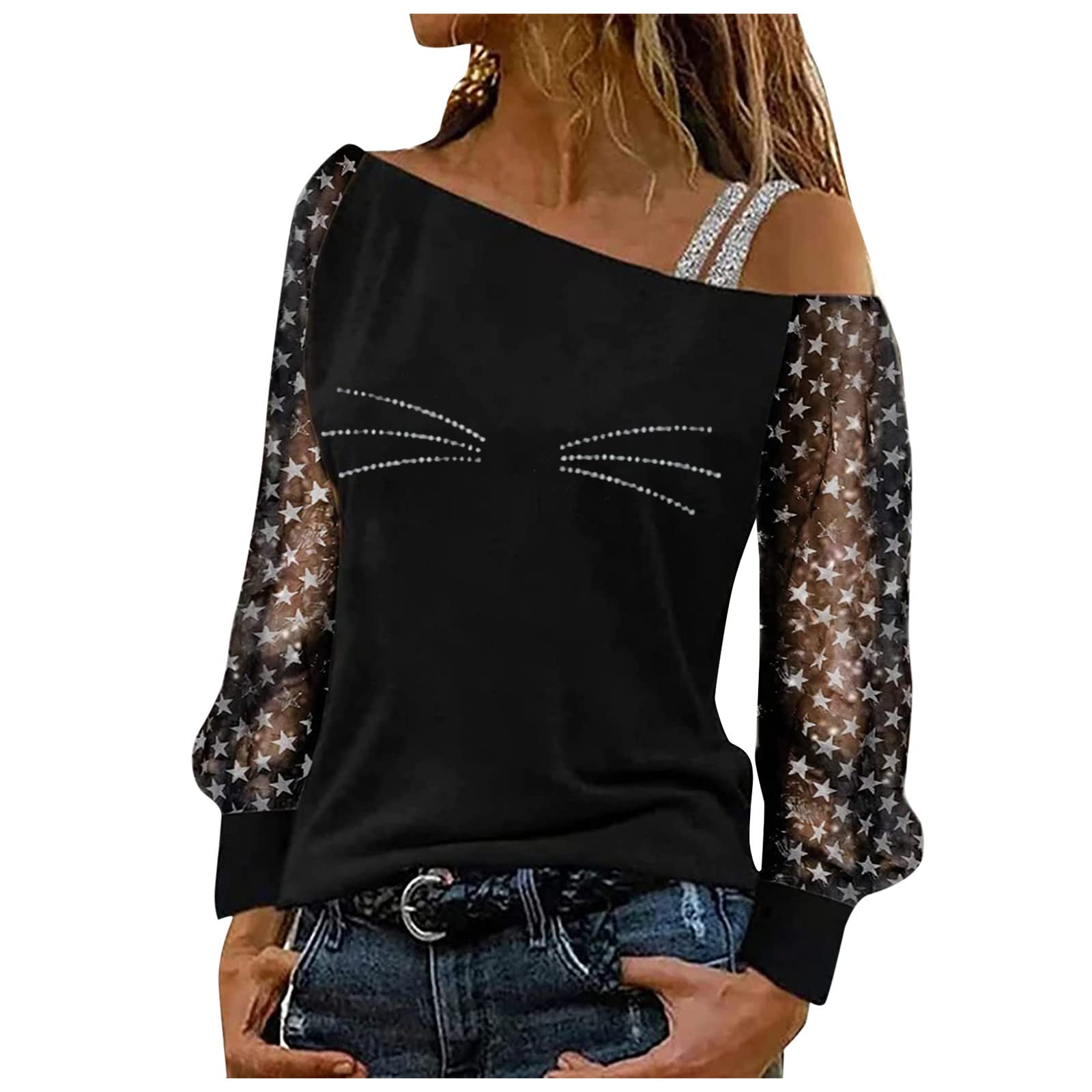 Women's Workout Blouses - Summer Tunic Tops & Off Shoulder T-Shirts | 2022 Fashion Tank Tops for Gym, Yoga & Casual Wear