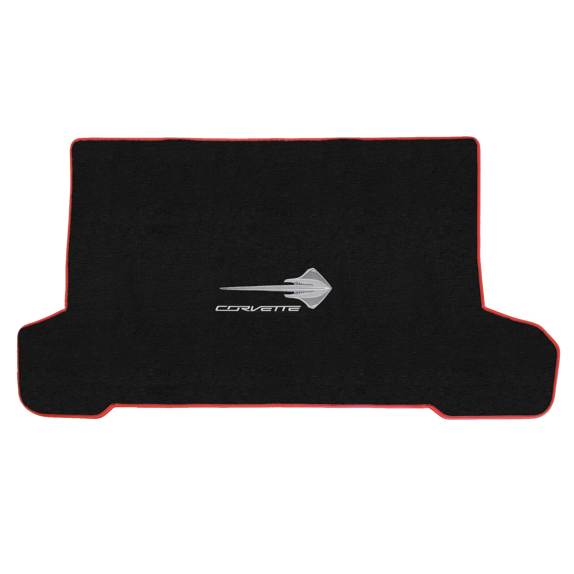 Premium Custom-Fit Carpeted Floor Mats for 2014-2019 Corvette C7 - Luxury Car Floor Liners (Charcoal, Convertible) | Perfect for Daily Commuting & Road Trips | 'Corvette' Stingray Logo Design