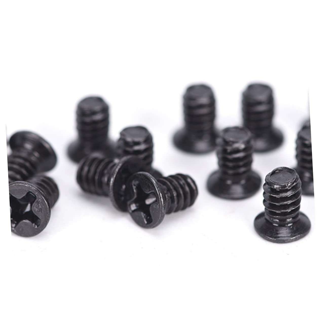 Hemobllo 300 Pcs Black Nickel HDD Screws - Hard Drive Screws for Computer, Hard Disk, Tray & Hot Swap Accessories | Durable Computer Supply for PC Builds, Servers & Data Centers