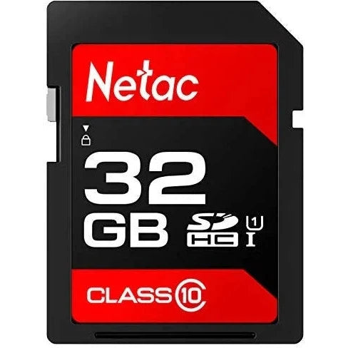 Netac P600 32GB U1 SDHC Memory Card - High Speed SD Card for Digital Cameras, DSLR, Action Cam & Drones - Perfect for 4K Video Recording & Fast Photo Shooting
