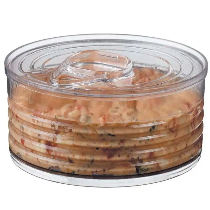 Clear Plastic Storage Canister with Airtight Lid - Perfect for Kitchen Pantry Organization, Baking Ingredients, and Dry Food Storage