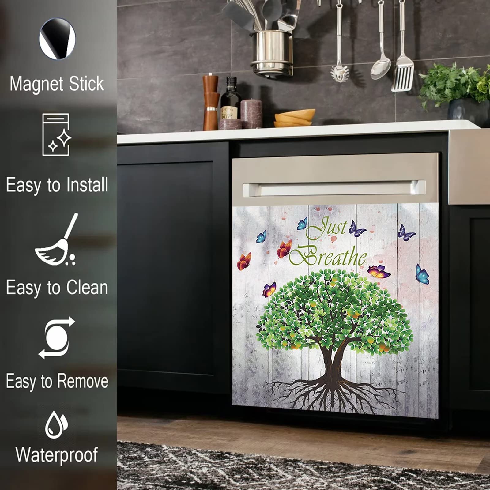 Tree of Life Dishwasher Magnet Cover - 23