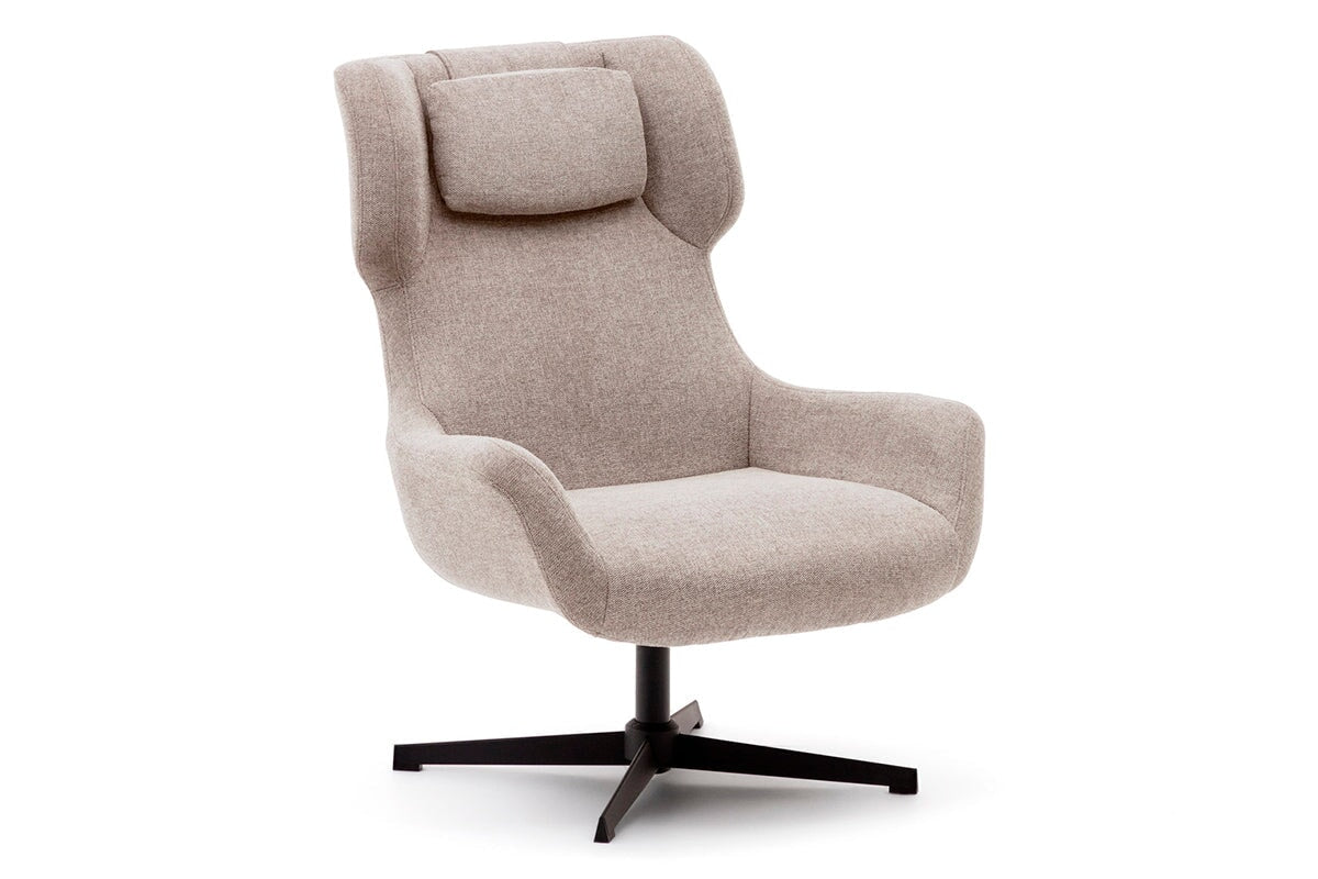 Como Zalin Armchair - Plush Chenille Fabric Upholstered Accent Chair for Living Room, Bedroom & Office - Modern Comfortable Lounge Seating with Soft Textured Fabric