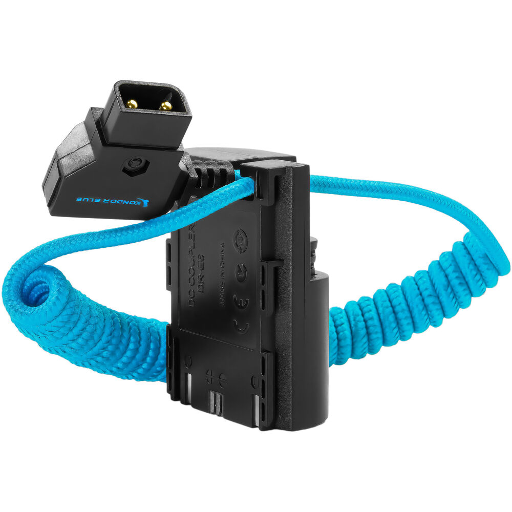 KONDOR BLUE D-Tap to Canon LP-E6 Dummy Battery Cable (16.4