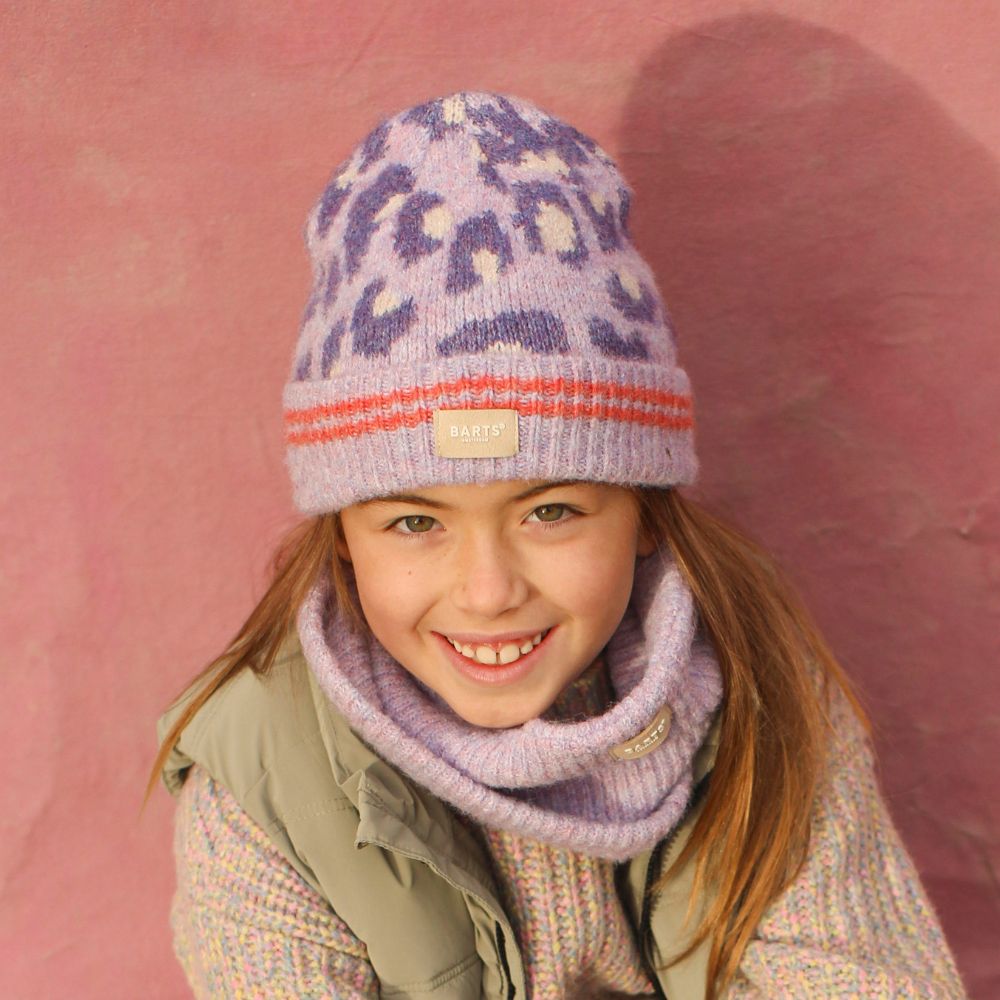 Barts Dahlea Girls Winter Hat - Warm Knit Beanie for Kids, Soft Fleece Lined, Cute & Cozy for Cold Weather - Perfect for Snow Play, School, and Outdoor Activities