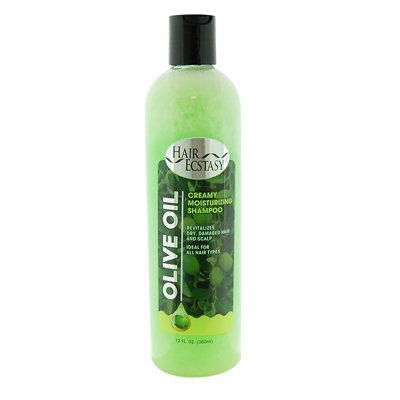 Olive Oil Creamy Moisturizing Shampoo 12oz - Hydrating & Nourishing Hair Care for Dry & Damaged Hair - Perfect for Daily Use & Salon-Quality Results at Home