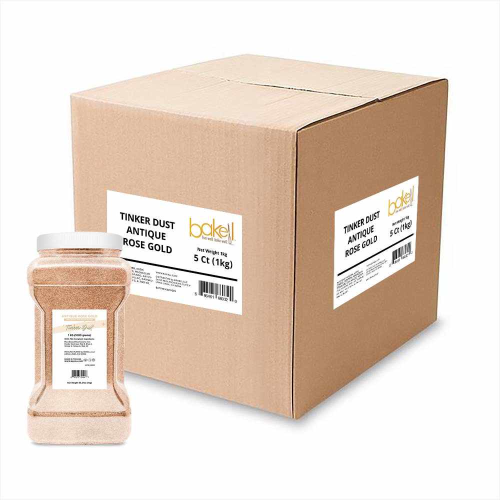 Antique Rose Gold Tinker Dust® Glitter for Crafts - Bulk Wholesale Supplies for DIY, Scrapbooking, Nail Art & Home Decor