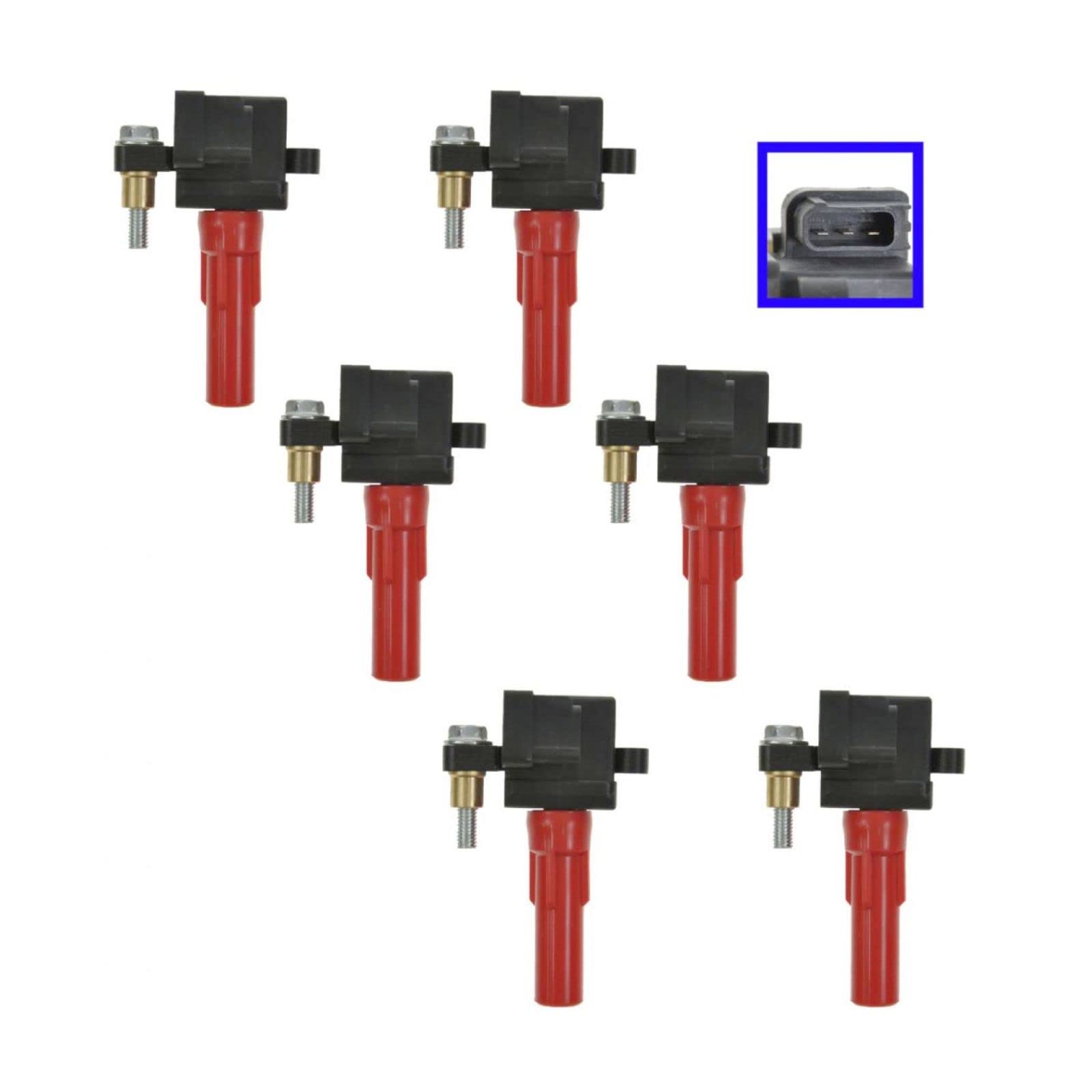 High Performance Ignition Coil Set Compatible with Subaru B9 Tribeca 2006-2007, Legacy 2008-2009, Outback 2001-2009 - Reliable Engine Start & Smooth Acceleration for Daily Driving & Off-Road Adventures