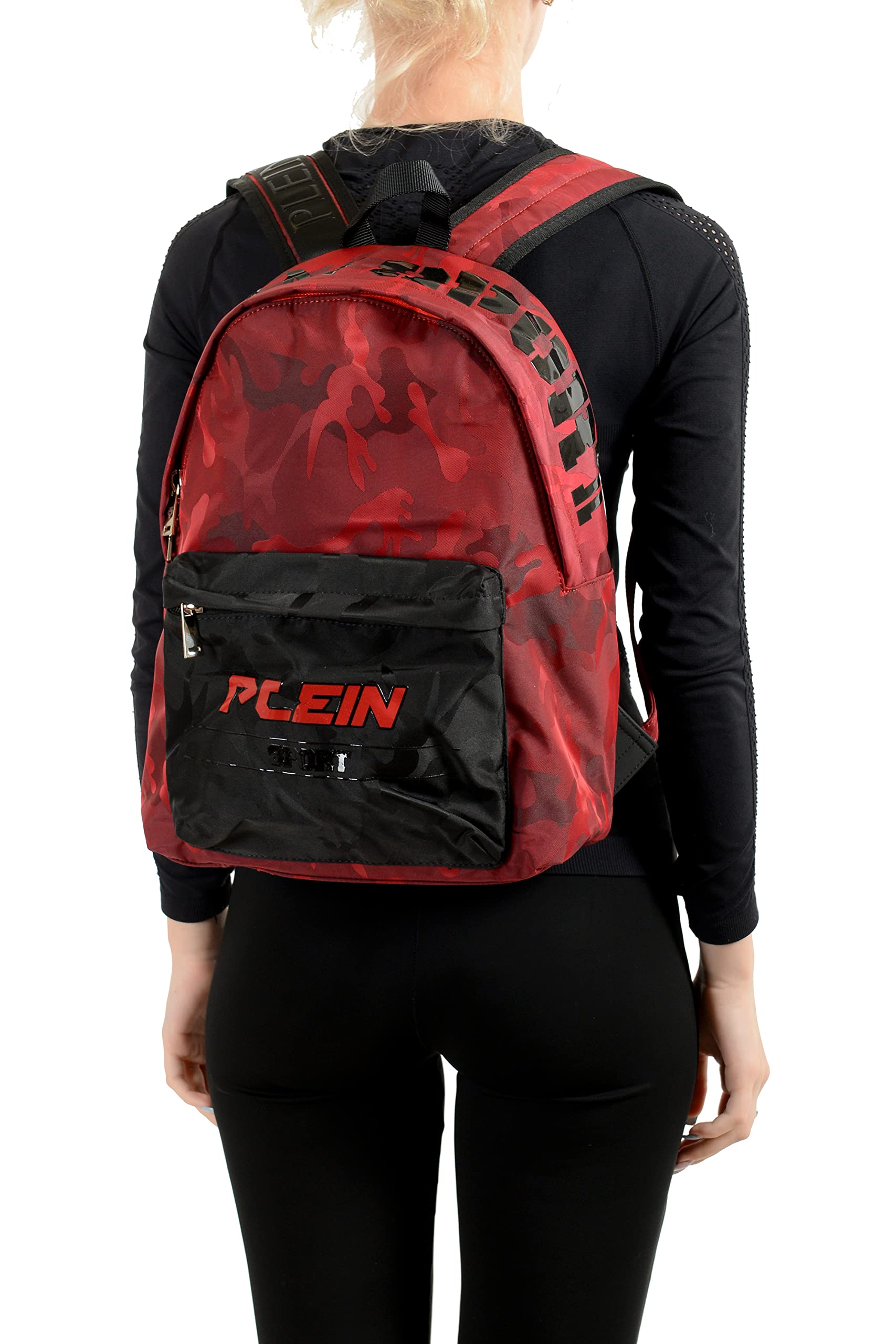 Unisex Military Print Red Eastpak Backpack - Durable & Stylish School, Travel & Hiking Daypack for Men & Women