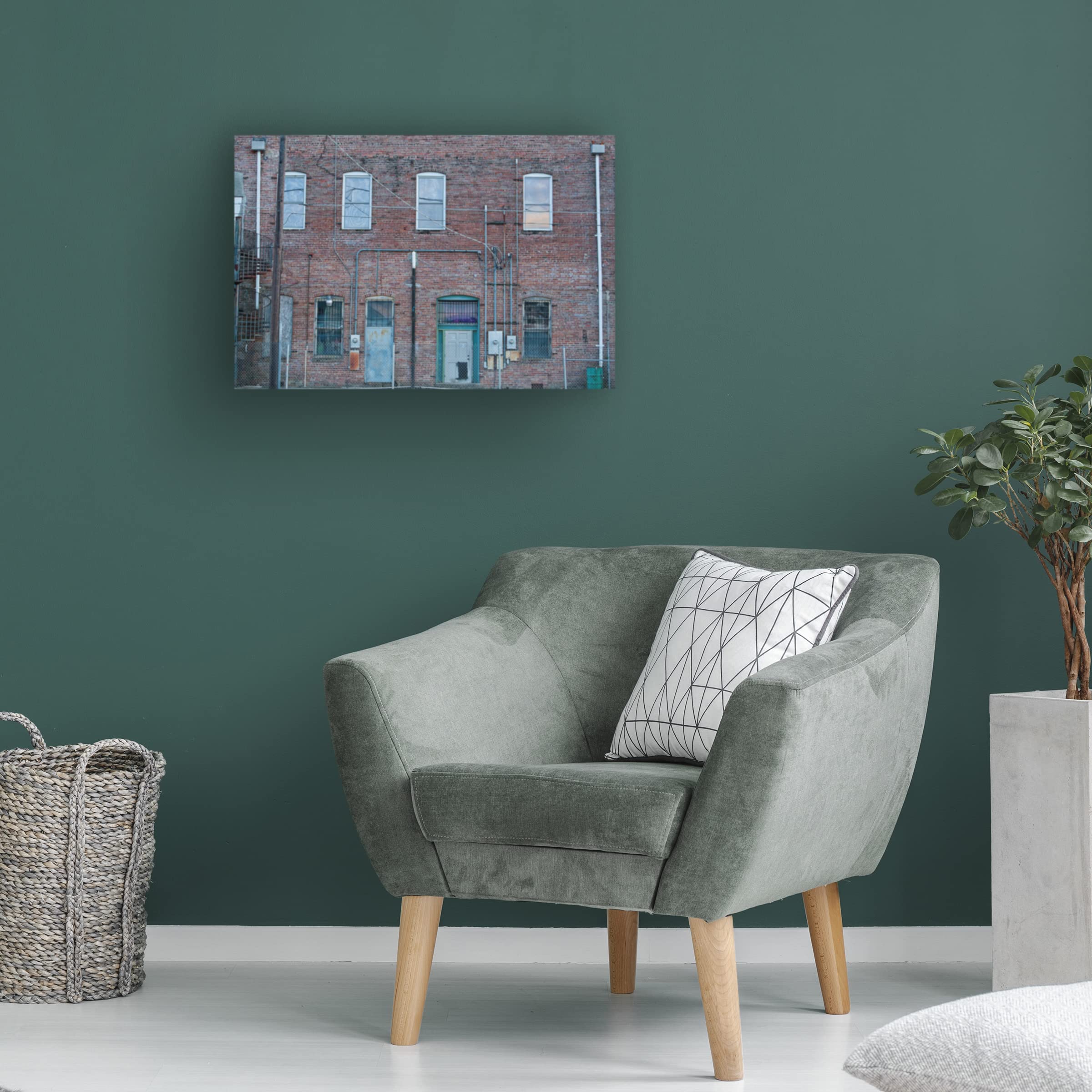 Trademark Fine Art 'Warehouse' Canvas Wall Art Painting by Lori Hutchison - Perfect for Living Room, Bedroom & Office Decor