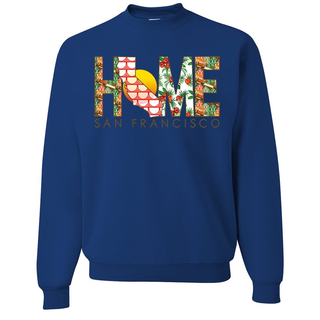San Francisco Home Crewneck Sweatshirt - Comfortable Unisex Pullover Sweater for Men & Women | Perfect for Casual Wear, Travel & City Exploration