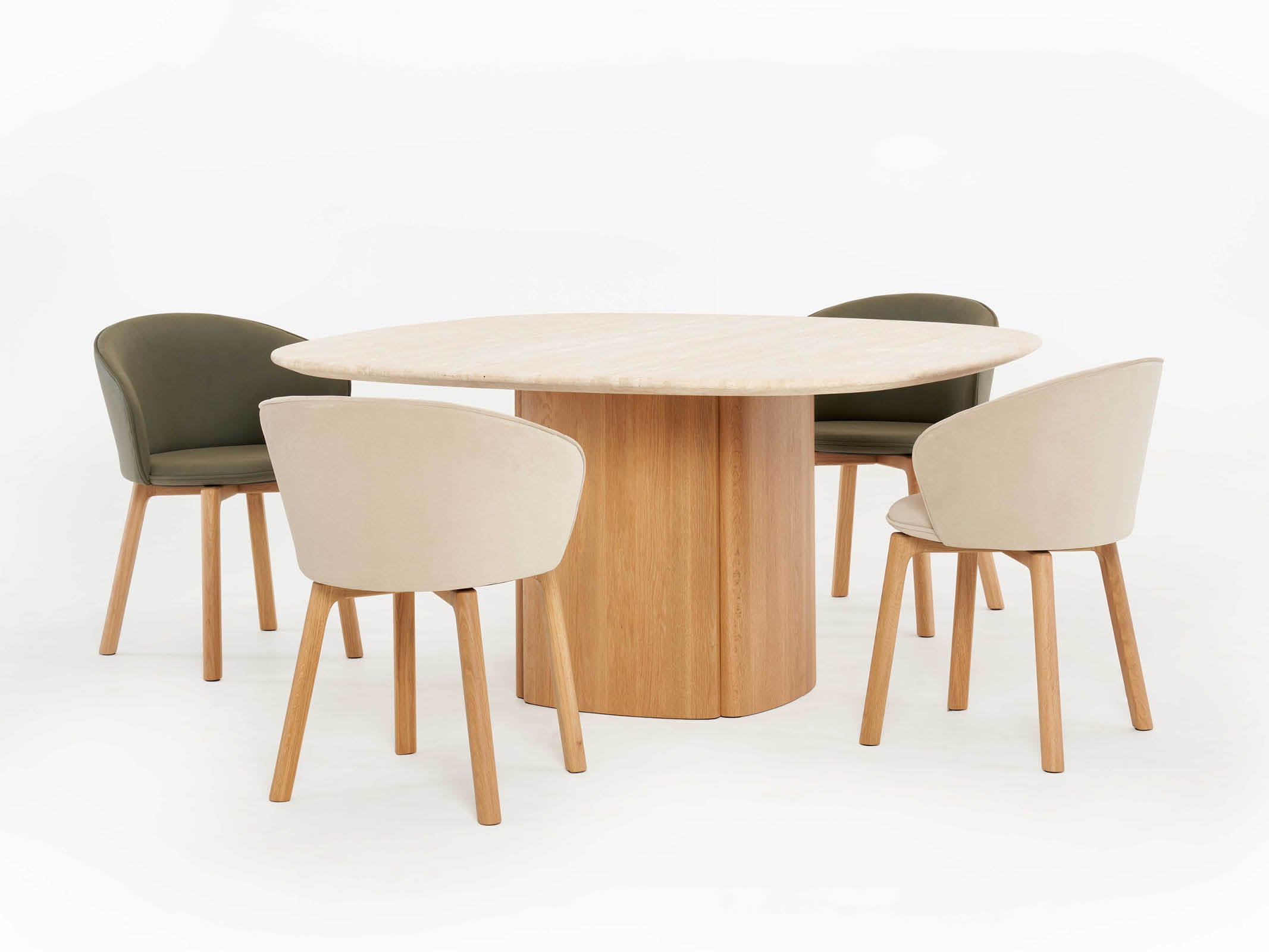 Glide Dining Chair - Modern Comfortable Kitchen & Dining Room Chair for Home & Office - Perfect for Family Meals, Entertaining Guests & Workspace Seating