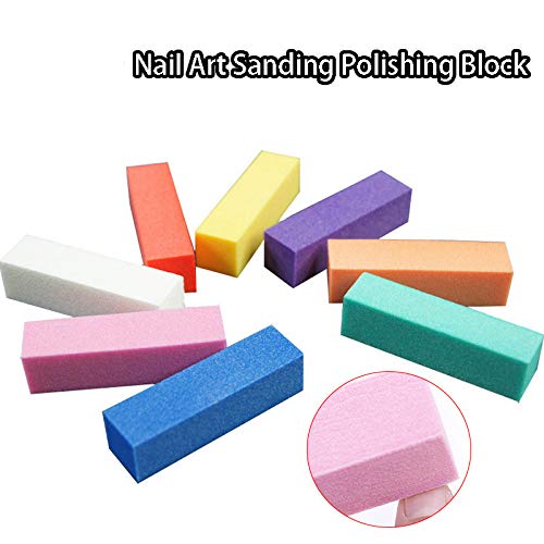 Professional Nail Buffers & Files Set - 10Pcs Nail Grinding Polishing Blocks for Manicure, Gel Nails & Nail Art - Perfect for Home, Salon & DIY Nail Care - Achieve Salon-Quality Shine at Home