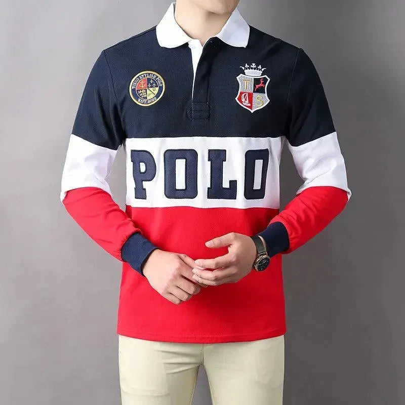 Custom Embroidered Lapel Polo Shirt for Men & Women - Premium Cotton Business Casual Shirt - Perfect for Office, Golf & Formal Events