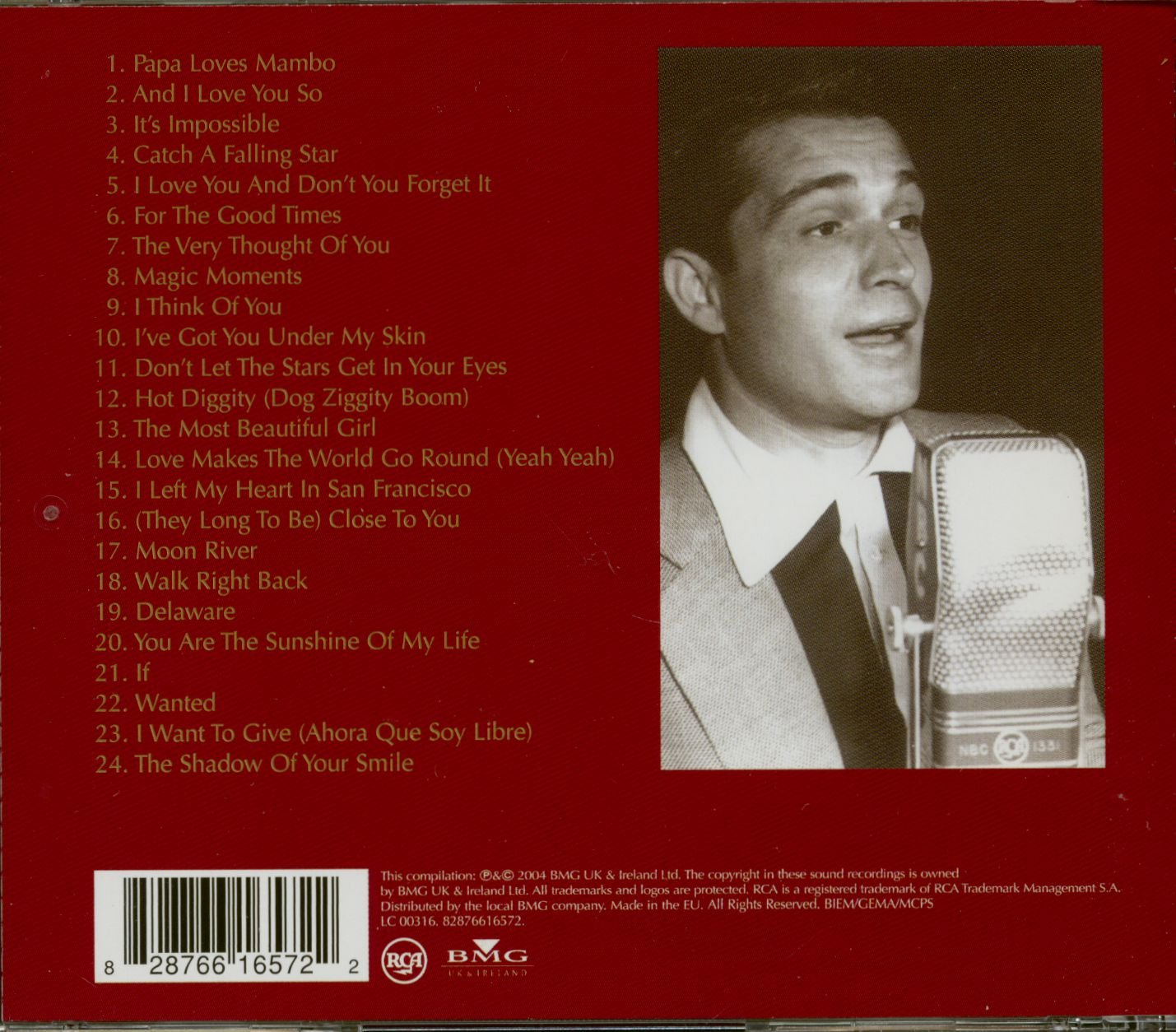 Perry Como - The Very Best Of: Classic Hits Collection for Relaxing Evenings & Romantic Moments