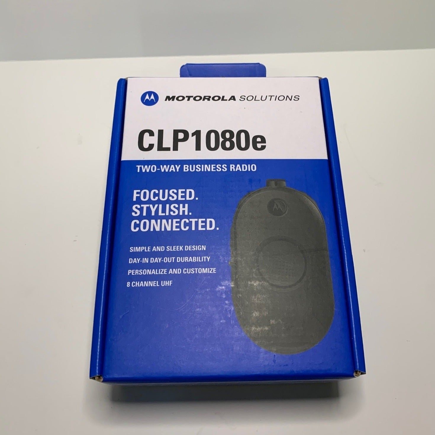 Motorola CLP1080E 8 Channel UHF Two-Way Radio - Long Range Communication for Construction, Security & Outdoor Activities