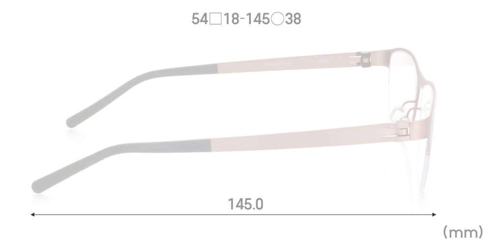 JINS Design Project x Alberto Meda 291 88 - Premium Lightweight Eyeglasses for Men & Women | Perfect for Office, Reading & Everyday Use