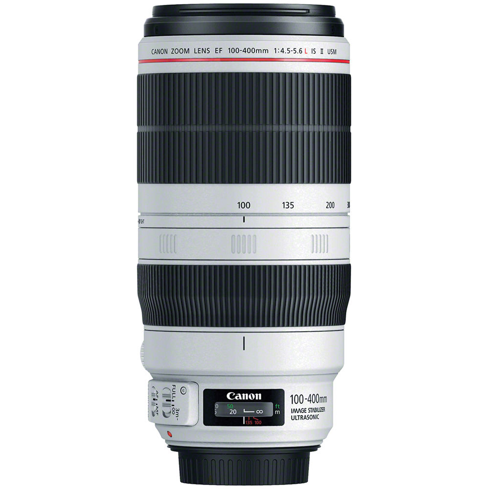 Canon EF 100-400mm f/4.5-5.6L IS II USM Telephoto Zoom Lens for Wildlife Photography, Sports & Travel - Professional DSLR Camera Lens with Image Stabilization