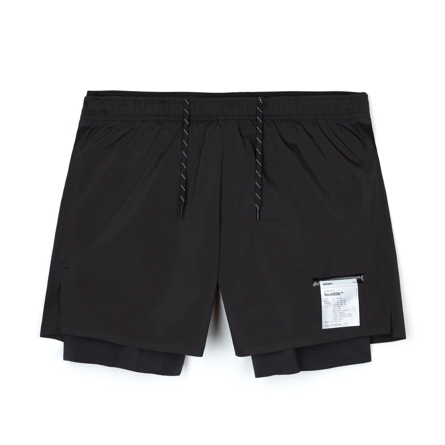 Men's Satisfy TechSilk 8-Inch Running Shorts - Lightweight & Quick-Dry for Workouts, Jogging & Gym Training