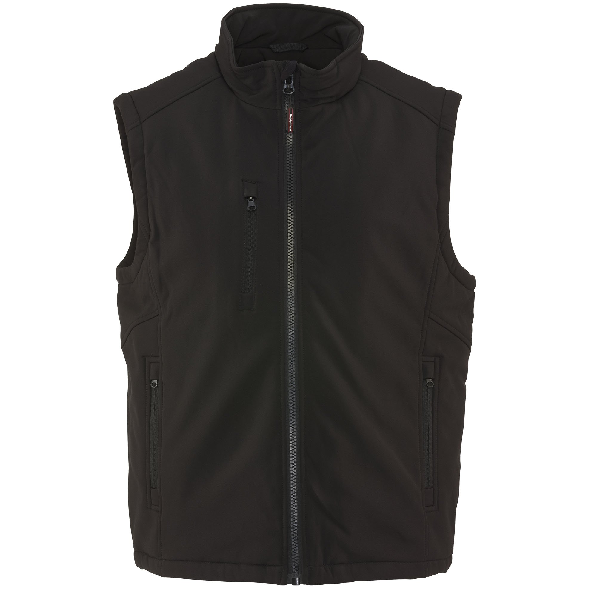 RefrigiWear Men's Waterproof Insulated Softshell Vest - Windproof & Warm Winter Work Jacket for Outdoor Activities, Hunting, and Construction