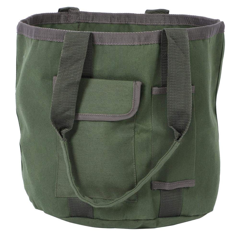 Waterproof Garden Tool Bag - Portable Gardening Pouch & Organizer with Bucket Holder for Outdoor Planting, Landscaping & DIY Projects | Durable & Easy to Carry
