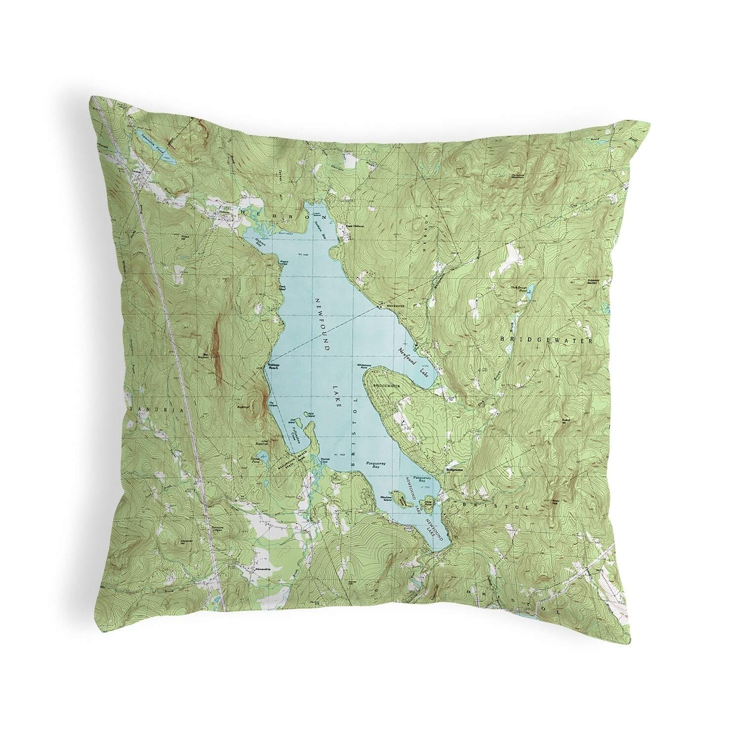 Betsy Drake KS794 Decorative Throw Pillow 12x12 Inches - Multi-Color Cushion for Sofa, Bed & Living Room Accent