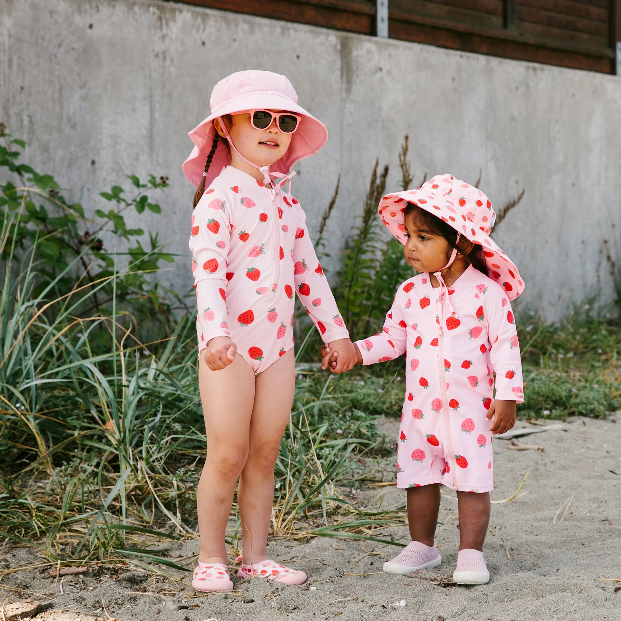 Jan & Jul Pink Strawberry Water Shoes for Toddlers - Comfortable & Quick-Dry Baby Water Shoes for Beach, Pool, and Outdoor Play
