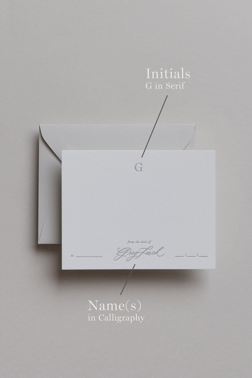 Élan Personalized Stationery - Custom Name Notecards & Letter Writing Paper Set for Weddings, Thank You Notes & Gifts (20 Sheets + Envelopes) - Elegant Handwritten Correspondence & Special Occasion Stationery
