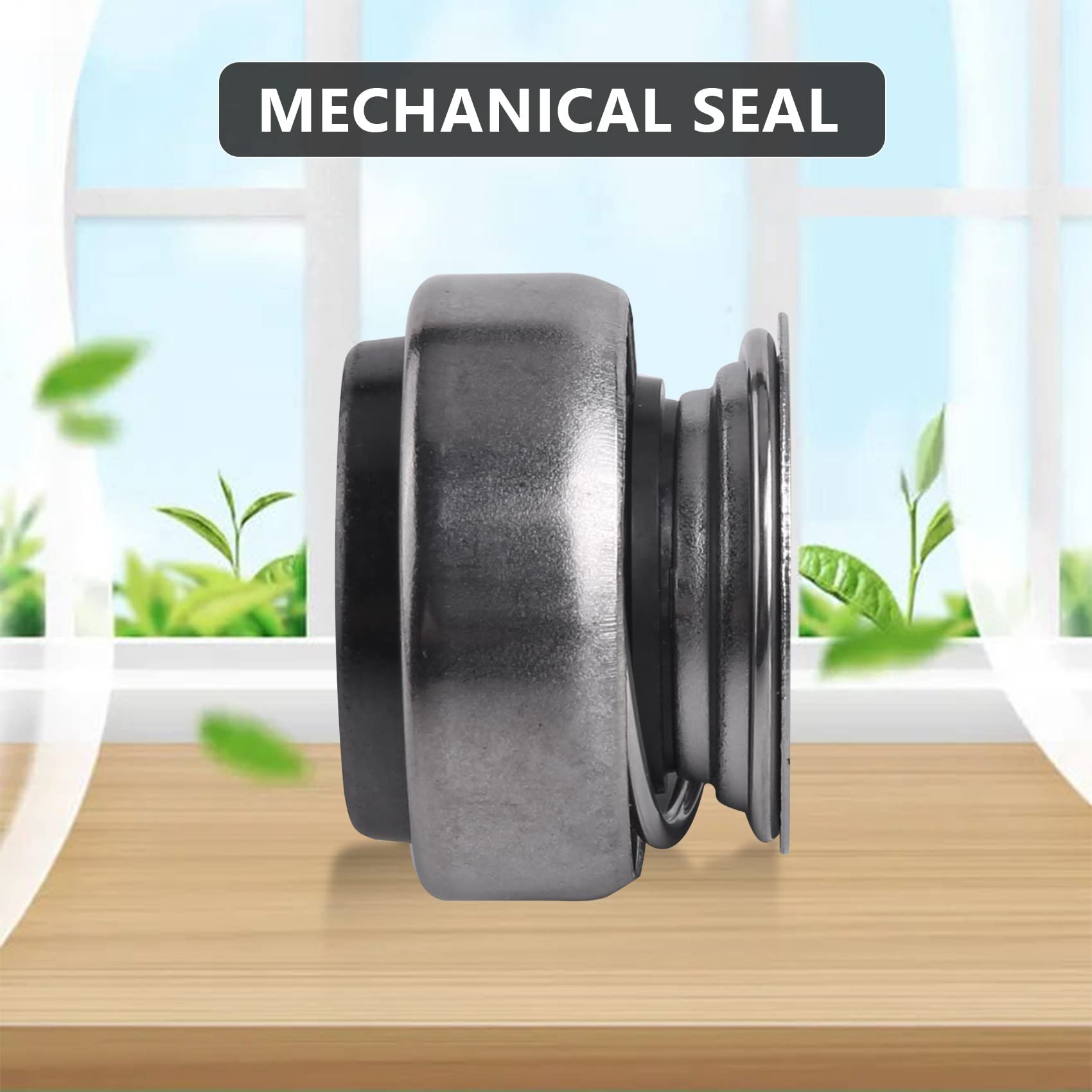 Tiger007 12mm Rubber Helical Spring for Mechanical Seal Pump Replacement - Durable Buna-N O-Ring Seal for Industrial, Marine, and Automotive Applications