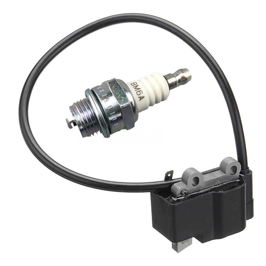 Shindaiwa Echo PB-500H PB-500T PB-500 Series Ignition Coil with BM6A Spark Plug - Compatible with BPM8Y BPMR8Y Gas/Petrol Leaf Blower - Perfect for Lawn Maintenance & Yard Cleaning