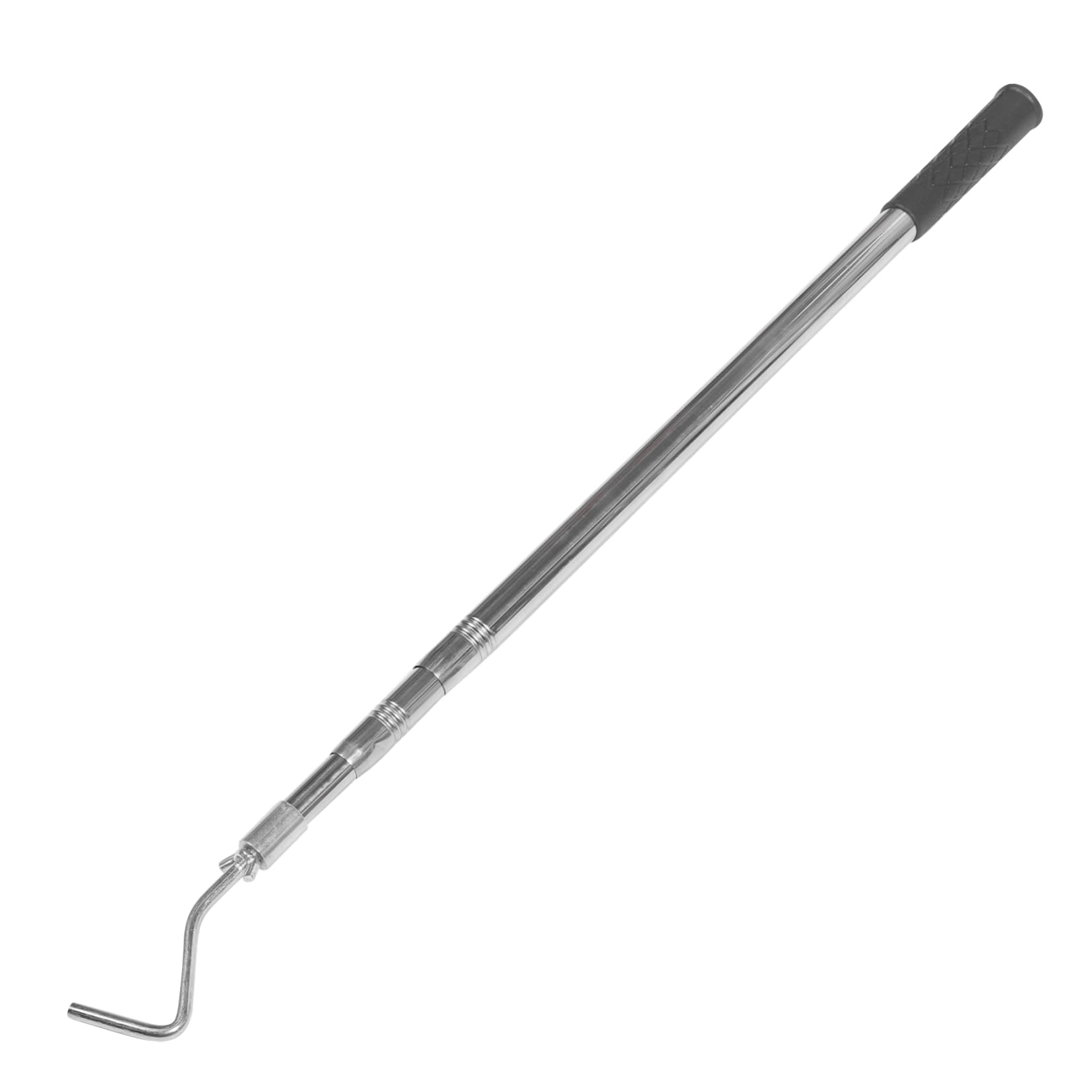 Portable Golf Disc Retriever Hook with Extendable Rod - Reusable Disc Golf Accessory Tool for Easy Retrieval of Flying Discs | Perfect for Disc Golf Courses, Parks & Backyard Practice