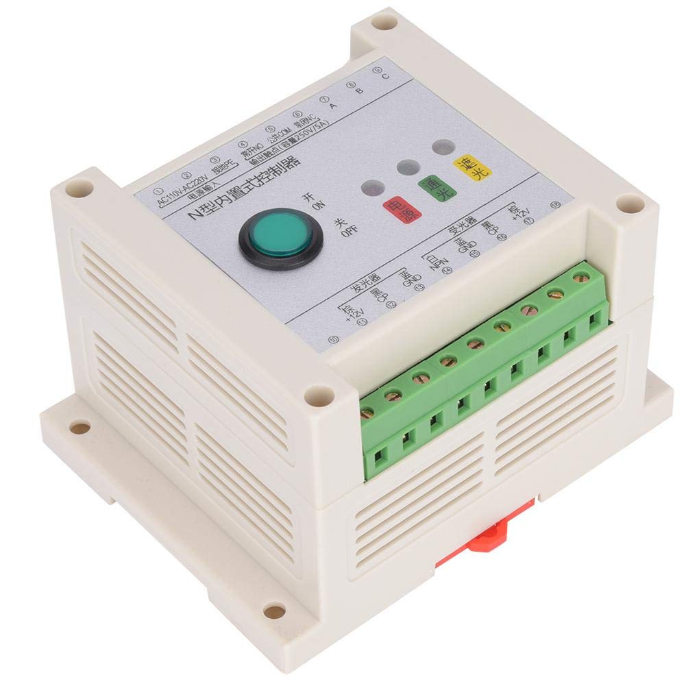 110V-220V N-Type Safety Light Curtain Controller with Built-in Protection - Industrial Machine Safety Device for Automated Production Lines & Equipment Guarding