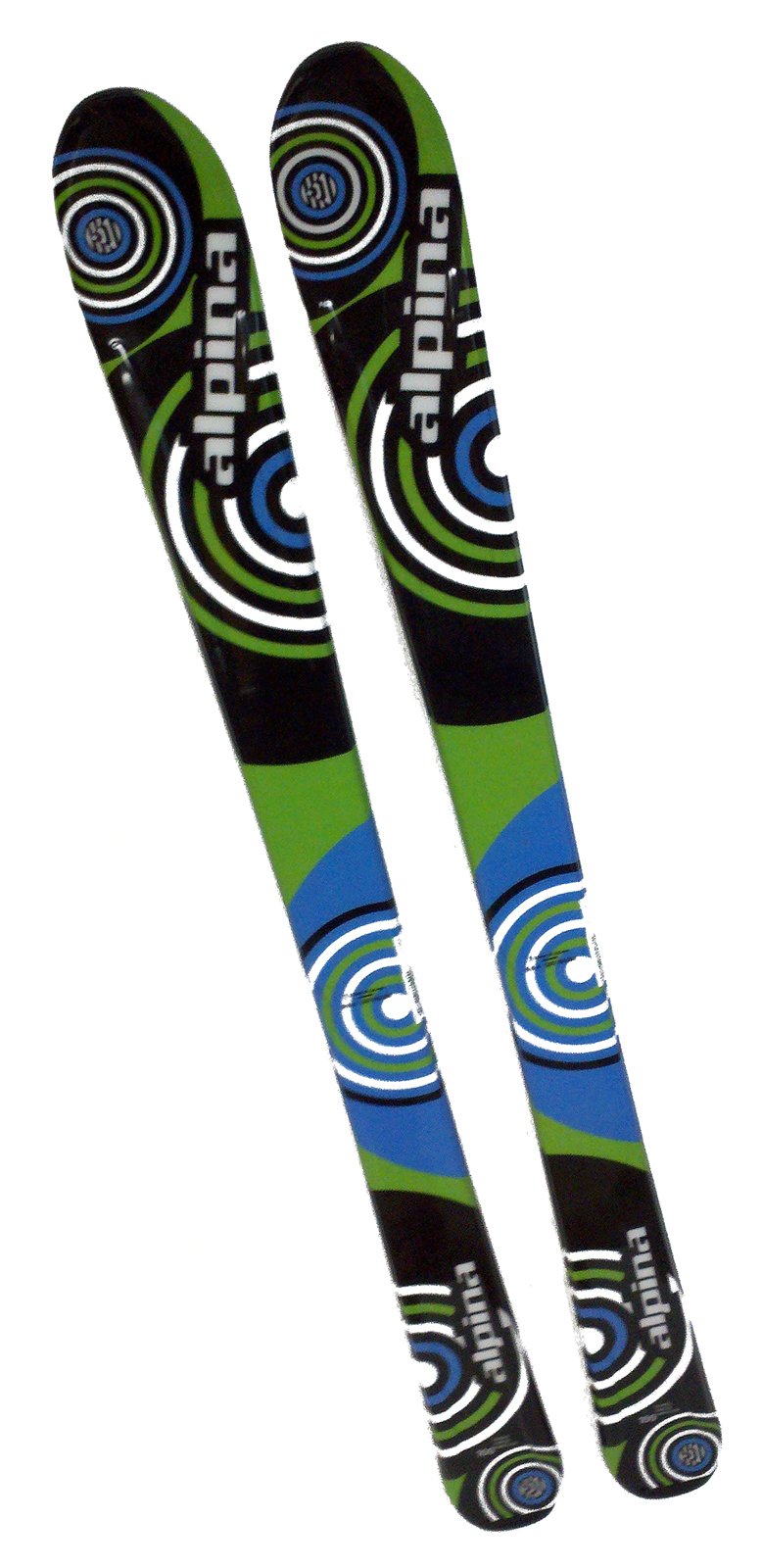 Alpina Sports Boys Alpine Downhill Skis - Lightweight Performance Skis for Kids Ages 6-12 - Perfect for Ski Resorts, Mountain Slopes & Winter Sports Training