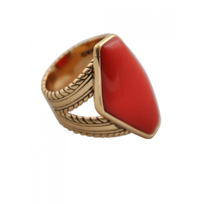 Barse Coral Brights Ring - Elegant & Stylish Statement Jewelry for Women | Perfect for Parties, Weddings & Everyday Wear