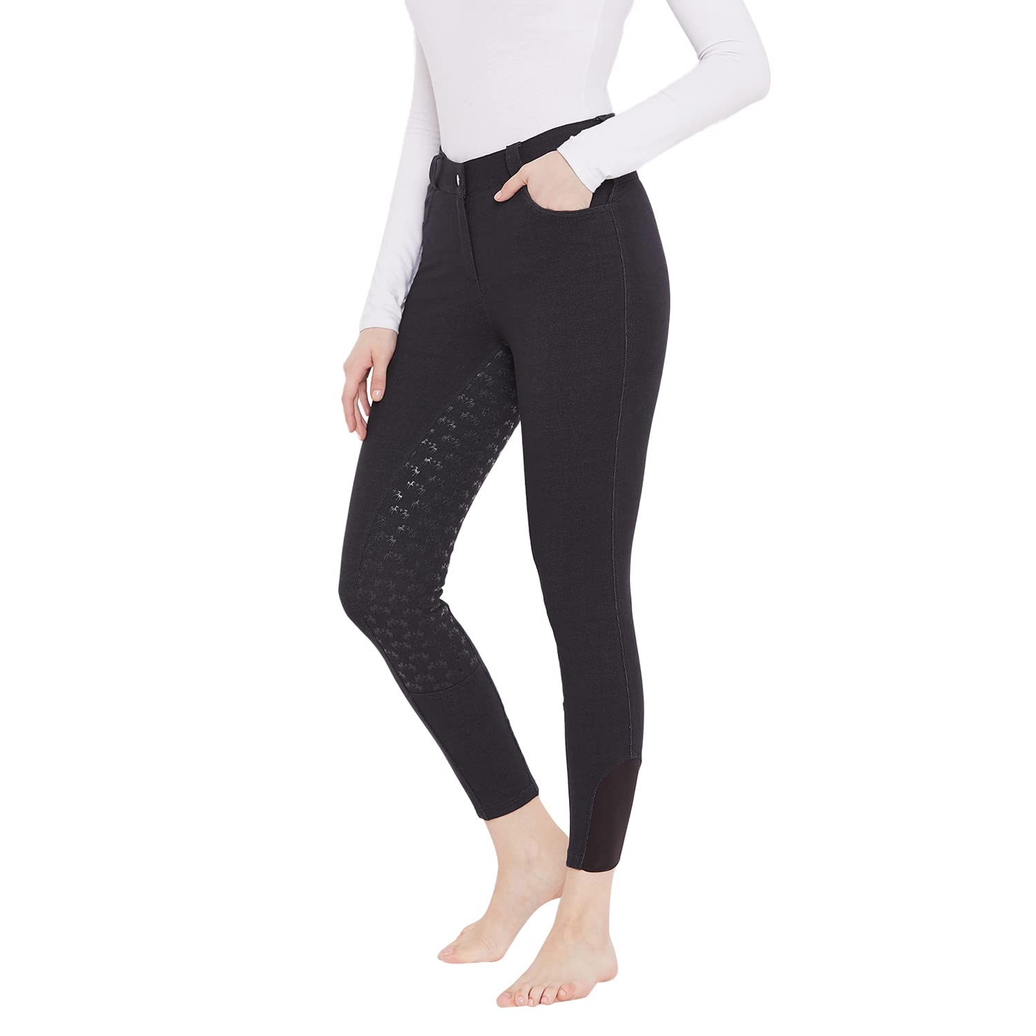Equine Couture Heather Full Seat Breech - Premium Equestrian Riding Pants for Women | Comfortable & Durable Horseback Riding Breeches for Dressage, Jumping & Show Events