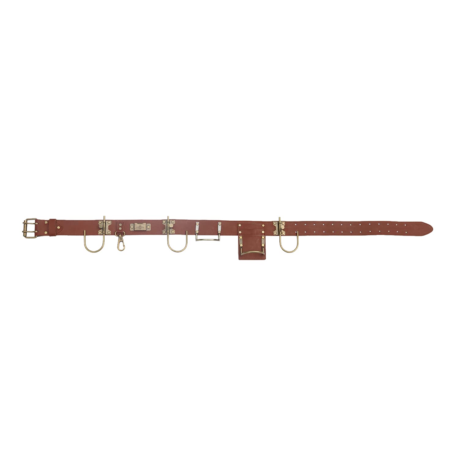 TOURBON Adjustable Tool Belt with Hooks - Hammer, Hatchet, Tape Measure & Drill Holster for Carpenters, Construction Workers & DIY Enthusiasts | Heavy Duty Work Belt for Home Improvement & Job Site Use