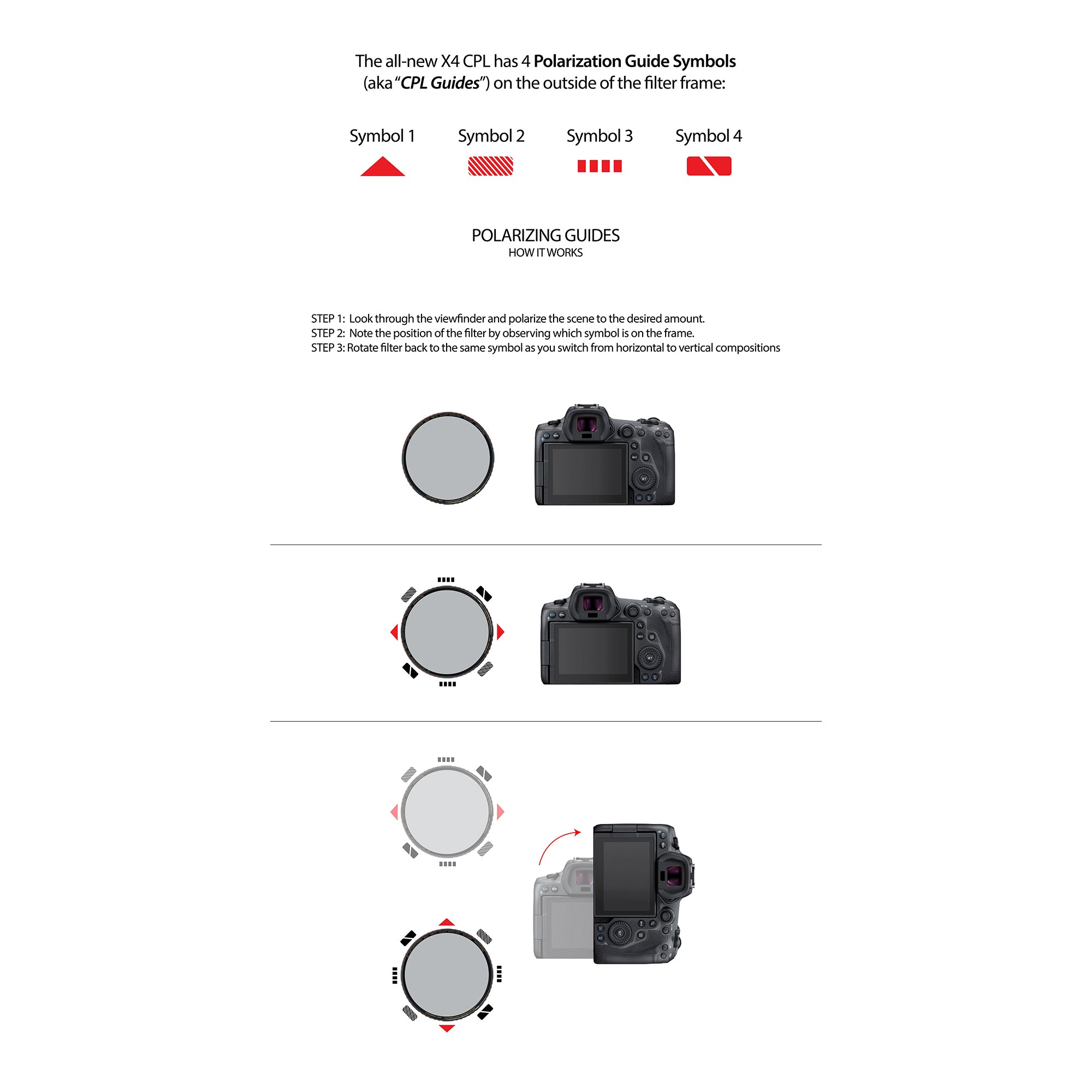 Breakthrough Photography 77mm X4 Dark Circular Polarizer 3 Stop ND Filter - Professional Photography, Landscape & Outdoor Shooting, Neutral Density Light Control