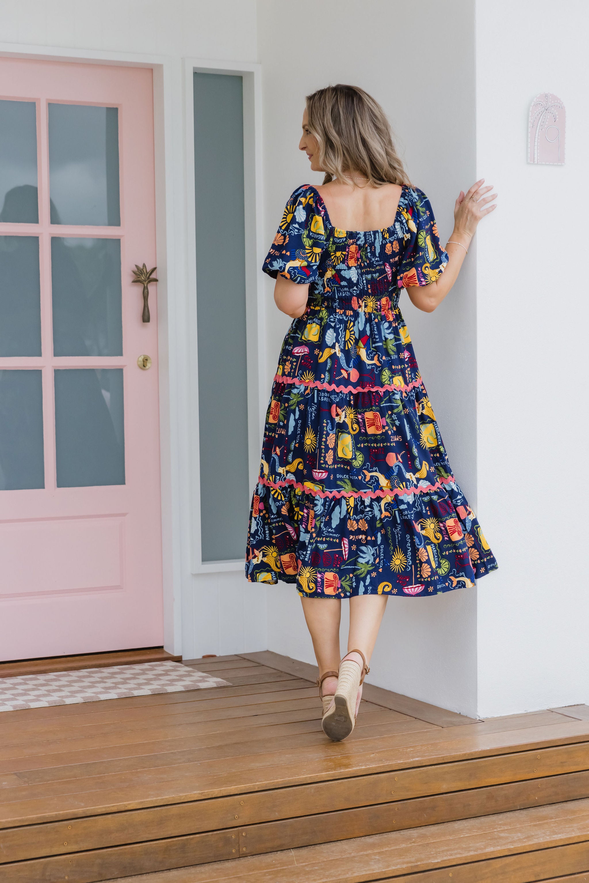 Peri Midi Dress - Flowy Euro Summer Dress for Women | Perfect for Beach Vacations, Date Nights & Summer Parties