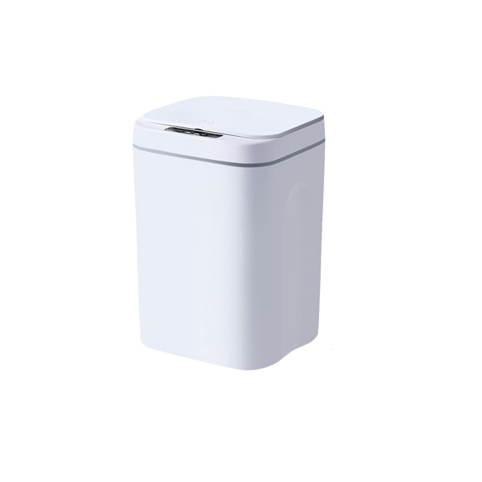 NUOPAIPLUS Smart Sensor Trash Can - 12L/14L/16L Automatic Motion Sensor Waste Bin with Rechargeable Battery, Waterproof Design for Kitchen, Bathroom & Office (16L White) - Hands-Free Convenience for Cooking, Cleaning & Home Organization