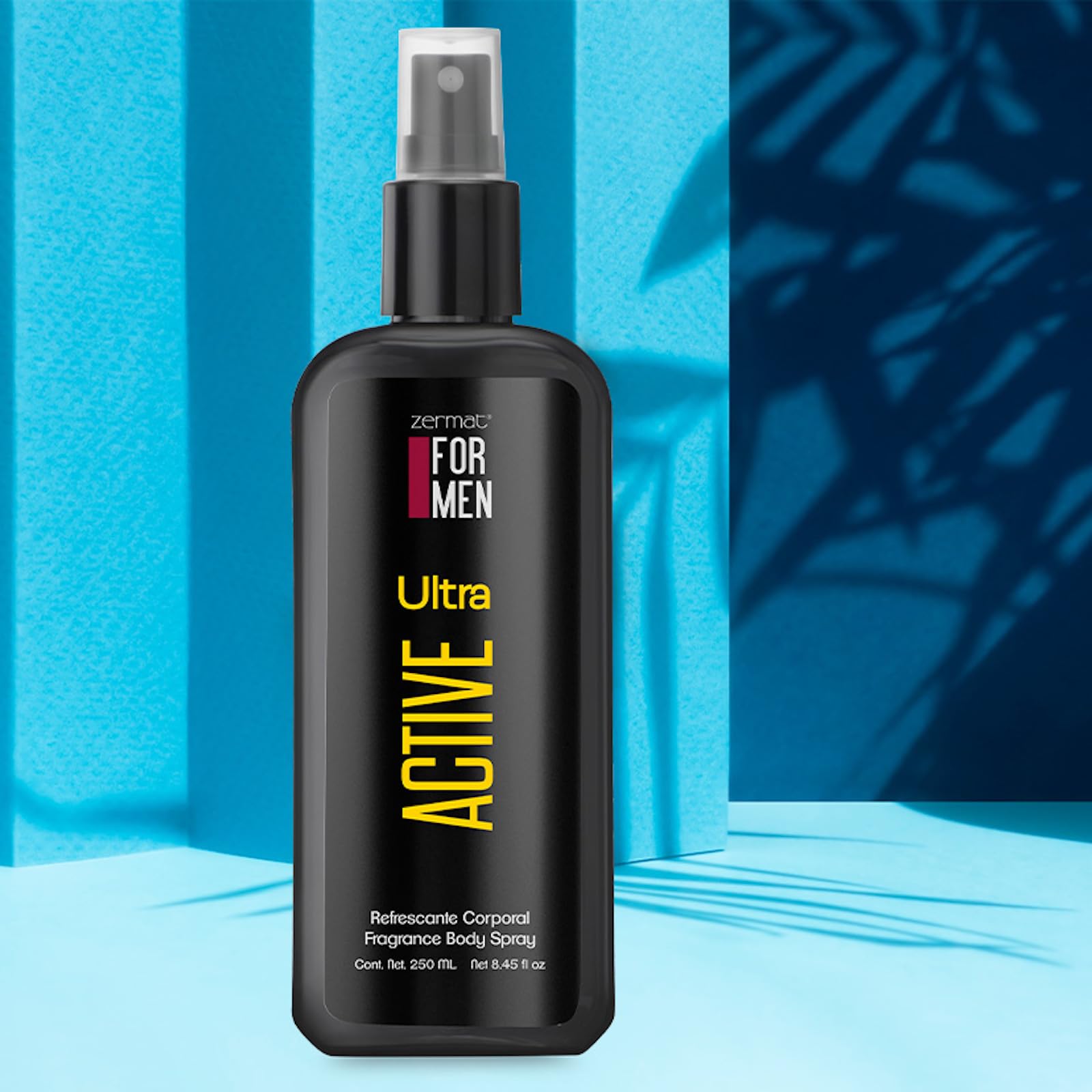 Zermat Ultra Active Body Mist for Men - Long Lasting Fragrance Spray, Fresh & Invigorating Scent, Enhances Personal Care Routine - Perfect for Gym, Work & Daily Use