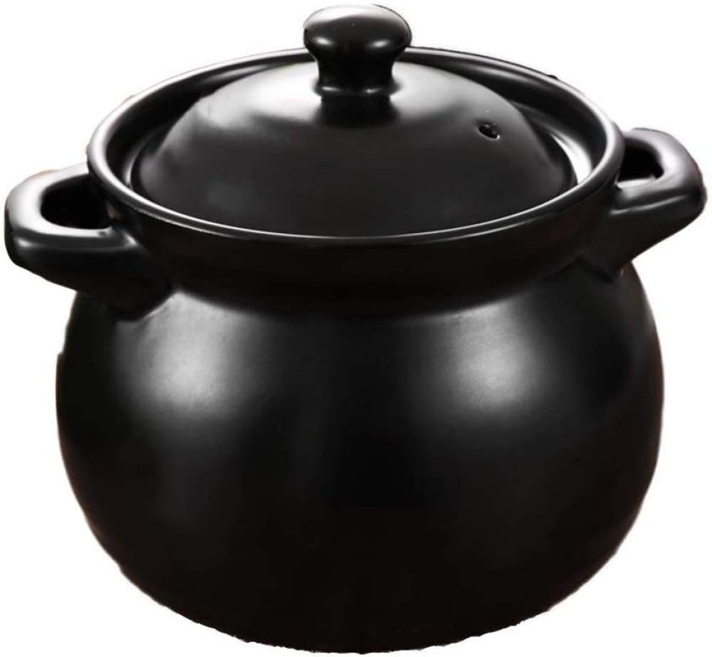 Earthen Casserole Cookware - Small Heat-Resistant Pot with Excellent Heat Retention | Durable & Safe Packaging | Perfect for Slow Cooking, Stews & Soups