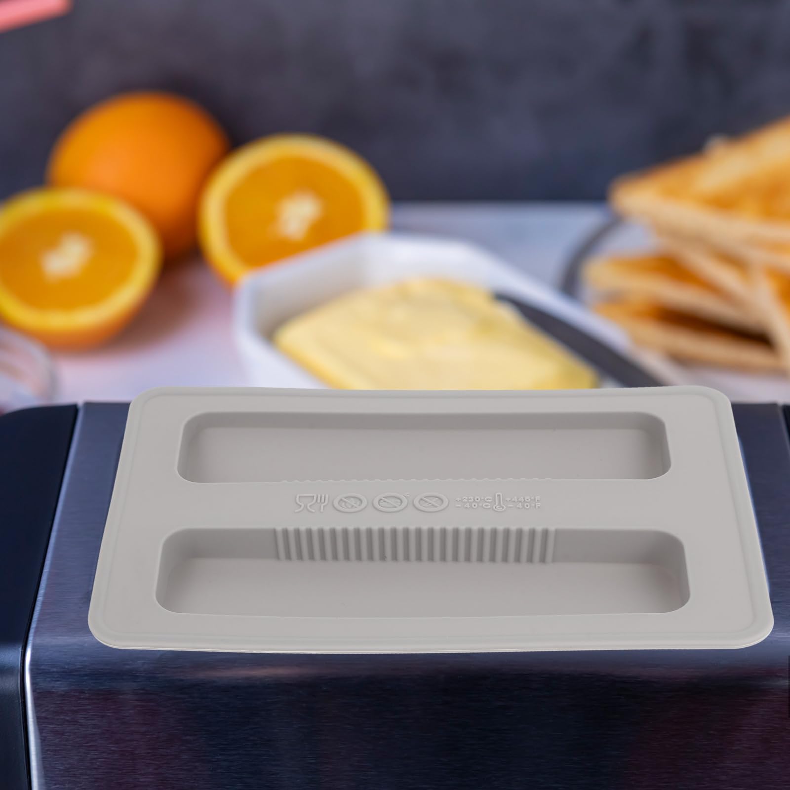 2Pcs Toaster Cover & Bread Machine Upper Cover - Replacement Appliance Parts for Electric Toasters & Bread Makers | Portable Oven Accessories for Kitchen Baking & Breakfast Prep