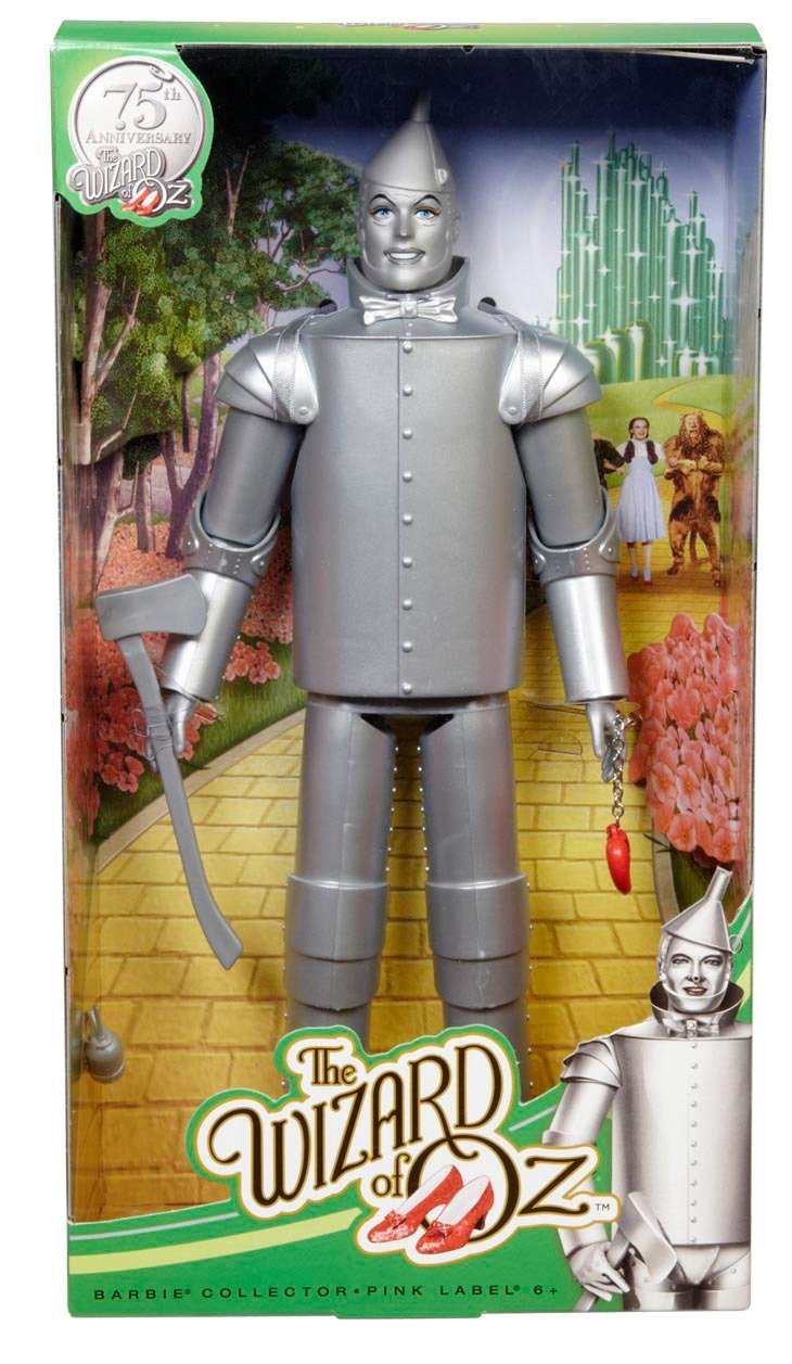 Barbie Collector Wizard of Oz Tin Man Doll - Limited Edition Movie Character Figure - Perfect for Collectors, Gifts & Wizard of Oz Themed Decor