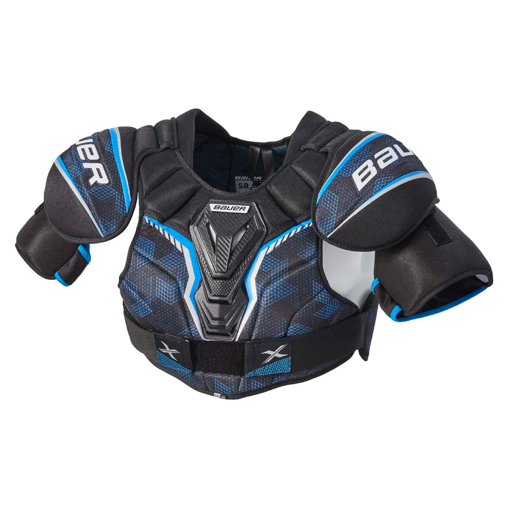Bauer S21 X Intermediate Hockey Shoulder Pads - Protective Gear for Ice Hockey Players - Perfect for Youth & Adult Leagues, Training, and Competitive Play