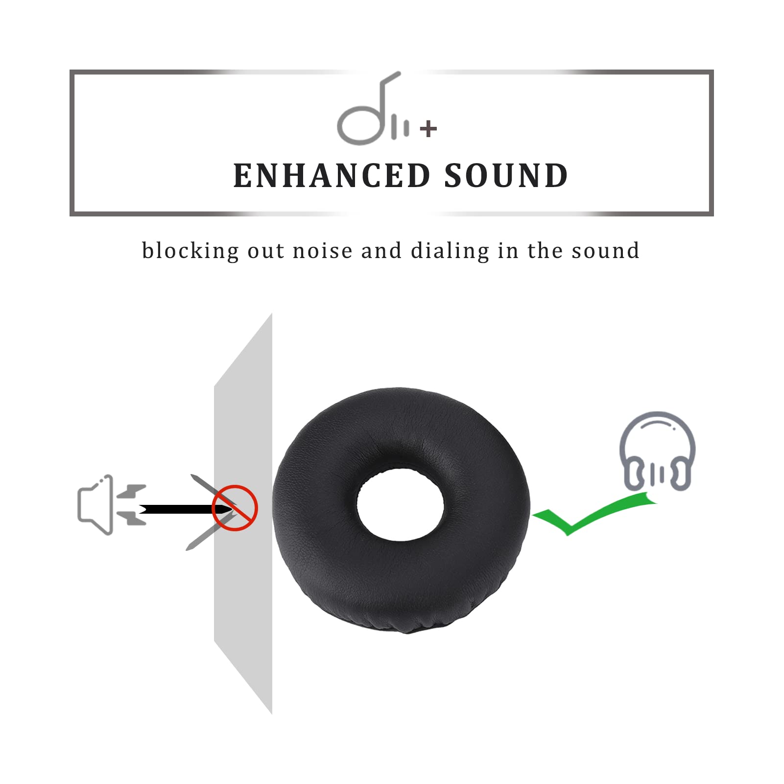 Replacement Ear Pads for Sony XB650BT XB450AP XB550AP - Soft Sponge Cushion with High Elasticity | Comfortable Headset Cover for Gaming, Music & Work