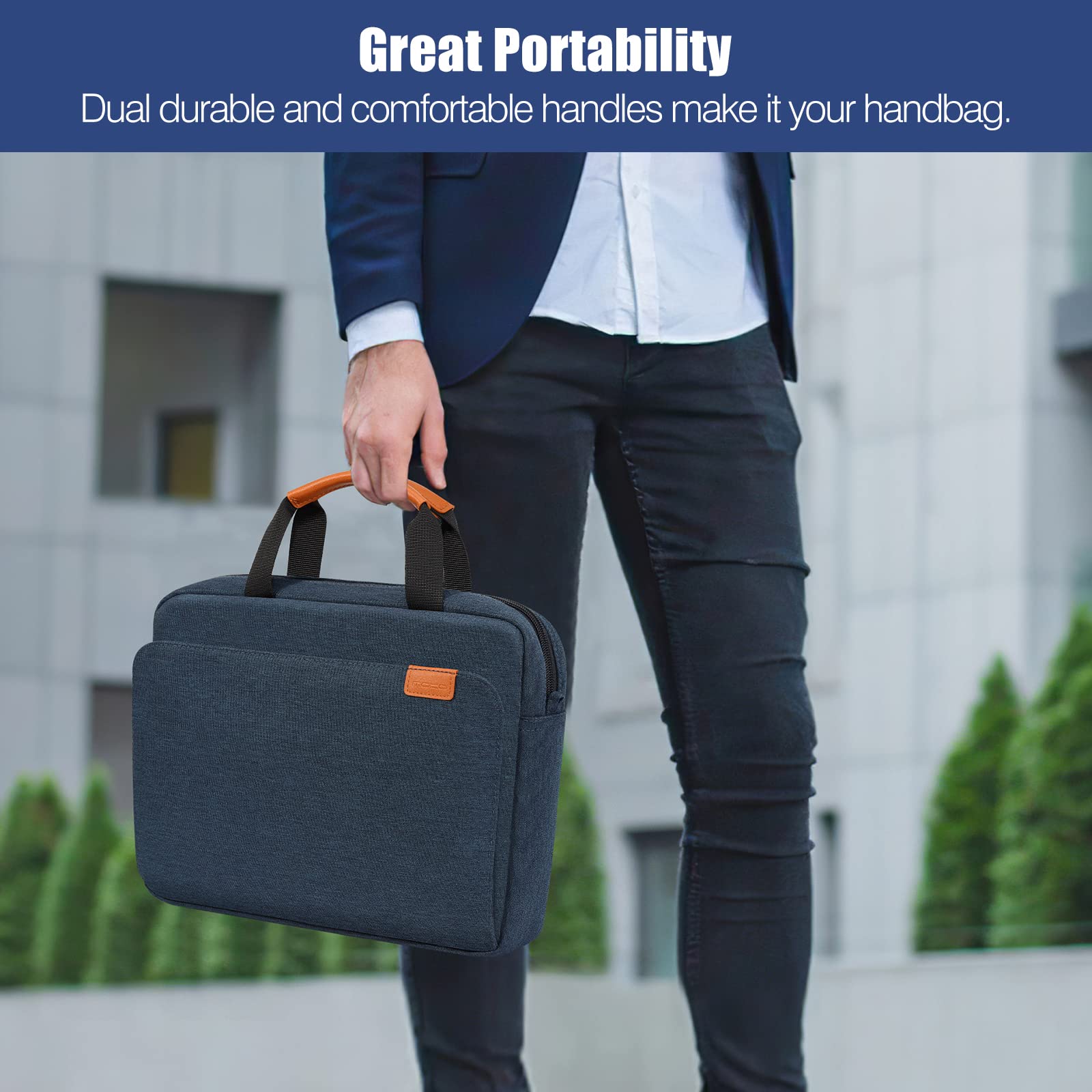 MoKo 12.9 Inch Tablet Sleeve Case - Compatible with iPad Pro 13