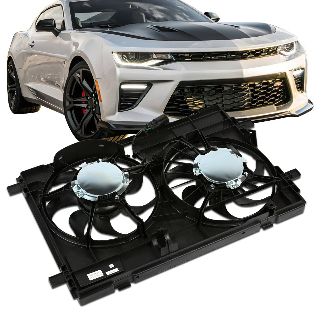 2007-2009 Lincoln MKZ Radiator Cooling Fan Assembly Replacement Part FO3115179 - Perfect for Engine Cooling System Repair & Maintenance