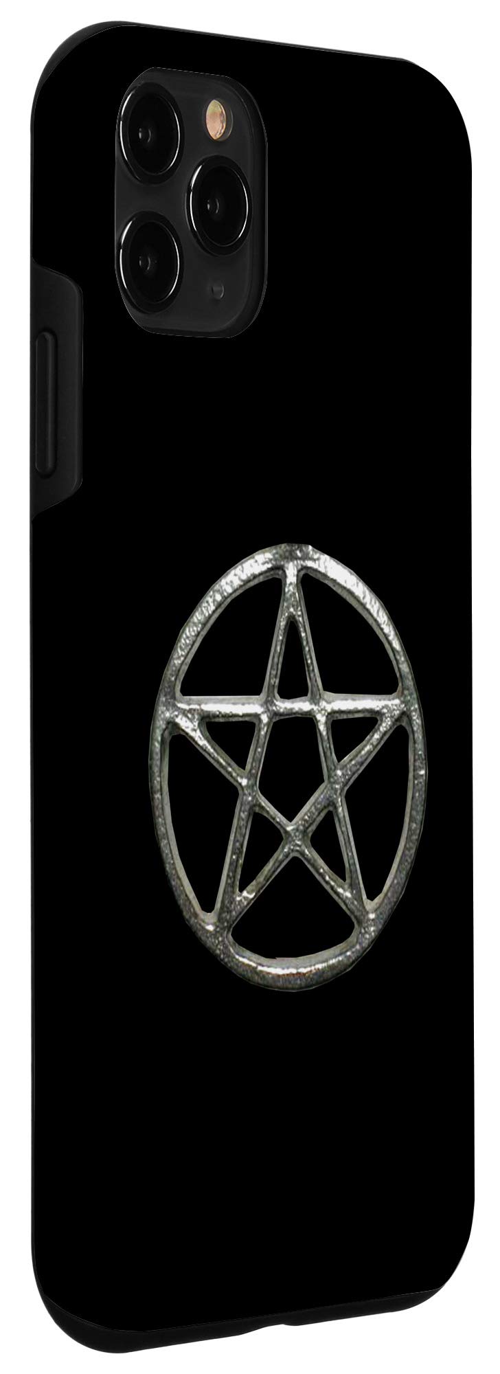 iPhone 11 Pro Case - Premium Gray Wiccan Pentagram Design, Shockproof & Scratch-Resistant Phone Cover for Protection | Perfect for Pagan, Wiccan & Occult Enthusiasts