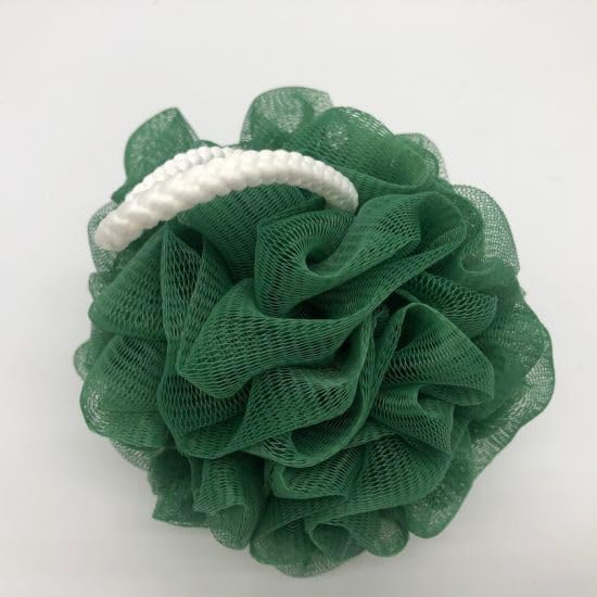 Premium Bath Sponge & Loofah Mesh Pouf - Exfoliating Shower Body Wash Puff for Smooth Skin - Perfect for Daily Shower, Spa & Exfoliation Routine